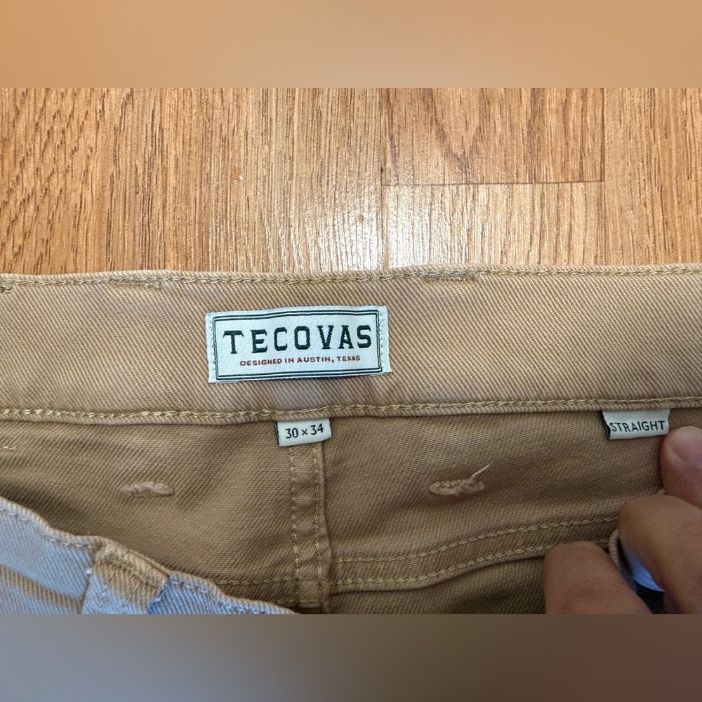 Tecovas tan straight jeans